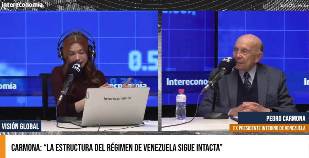 Intereconomía – entrevista a PCE sobre el escenario de transición en Venezuela